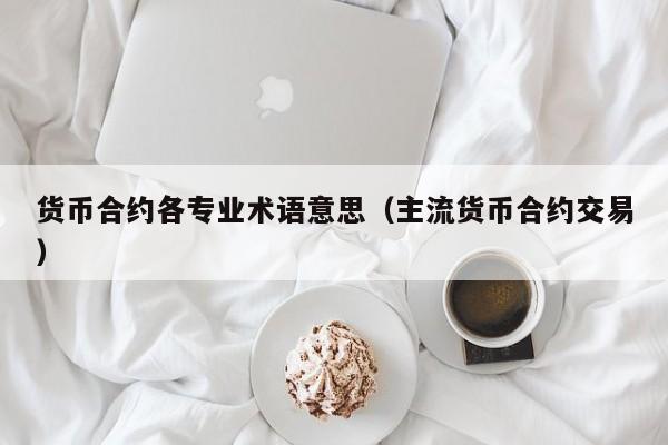 货币合约各专业术语意思(主流货币合约交易)